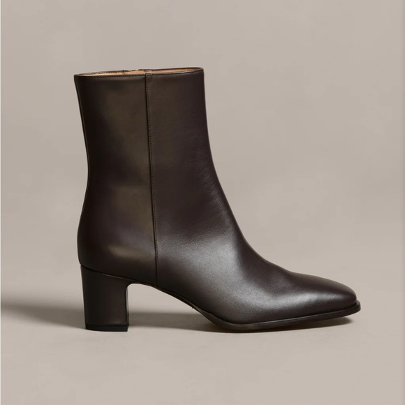 Jenni Kayne Shoes - Jenni Kayne Leather Bobby Boots in Chocolate Size 40
